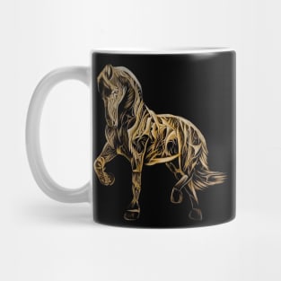 Gold Horse Mug